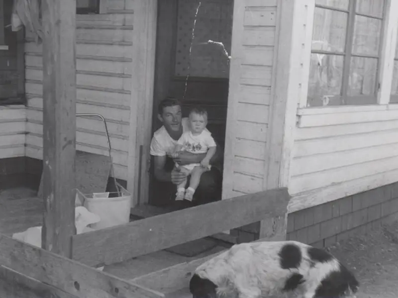 Rick Hansen as a young boy in Port Alberni, British Columbia